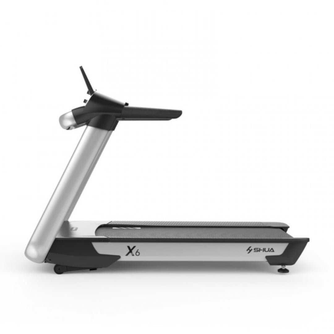 X6 Light Commercial Treadmill - Muscle D Fitness - LED Console - Cup Holder