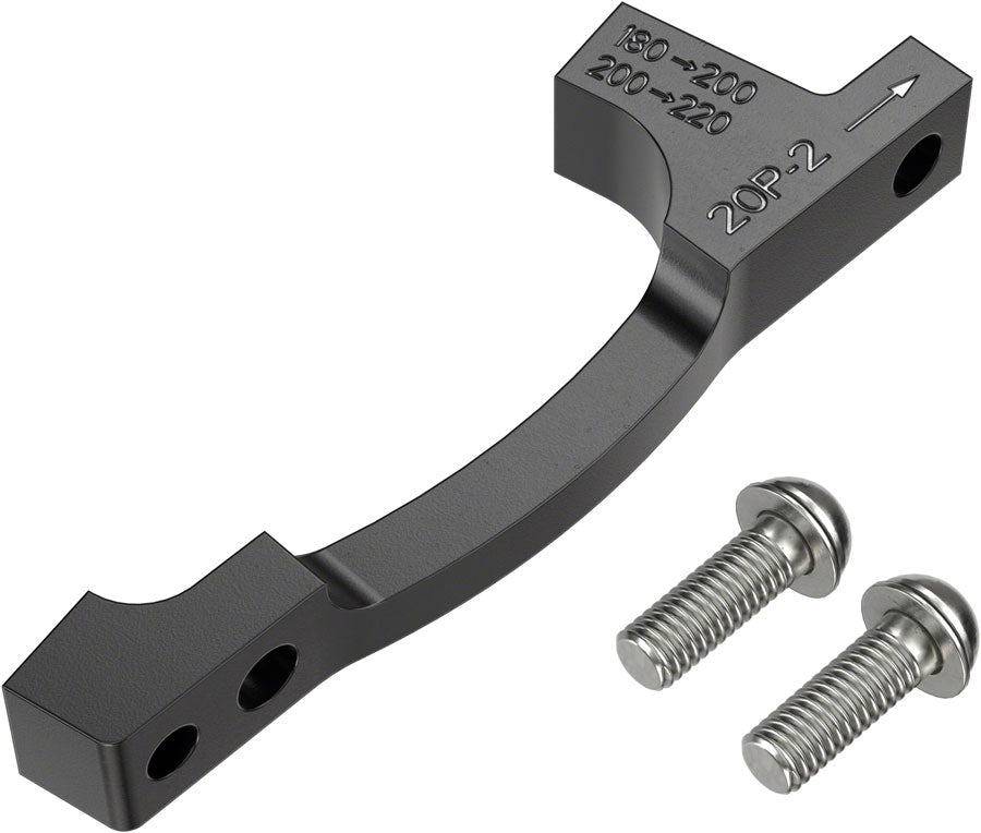 SRAM Post Bracket 20 P 2 Disc Brake Adaptor - For 200mm 220mm Rotors Only Includes Bracket Stainless Steel Bolts