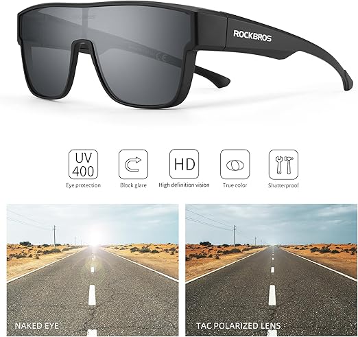 Polarized Glasses Fit Over UV400 Sunglasses for Men Women