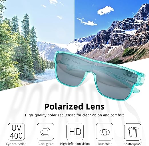 Polarized Glasses Fit Over UV400 Sunglasses for Men Women