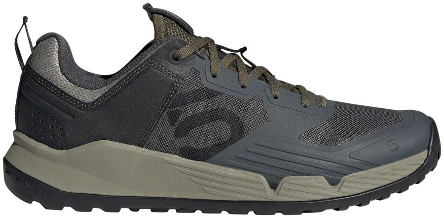 Five Ten Trailcross XT Flat Shoes - Men's Gray Six/Core BLK/Olive Strata 10.5