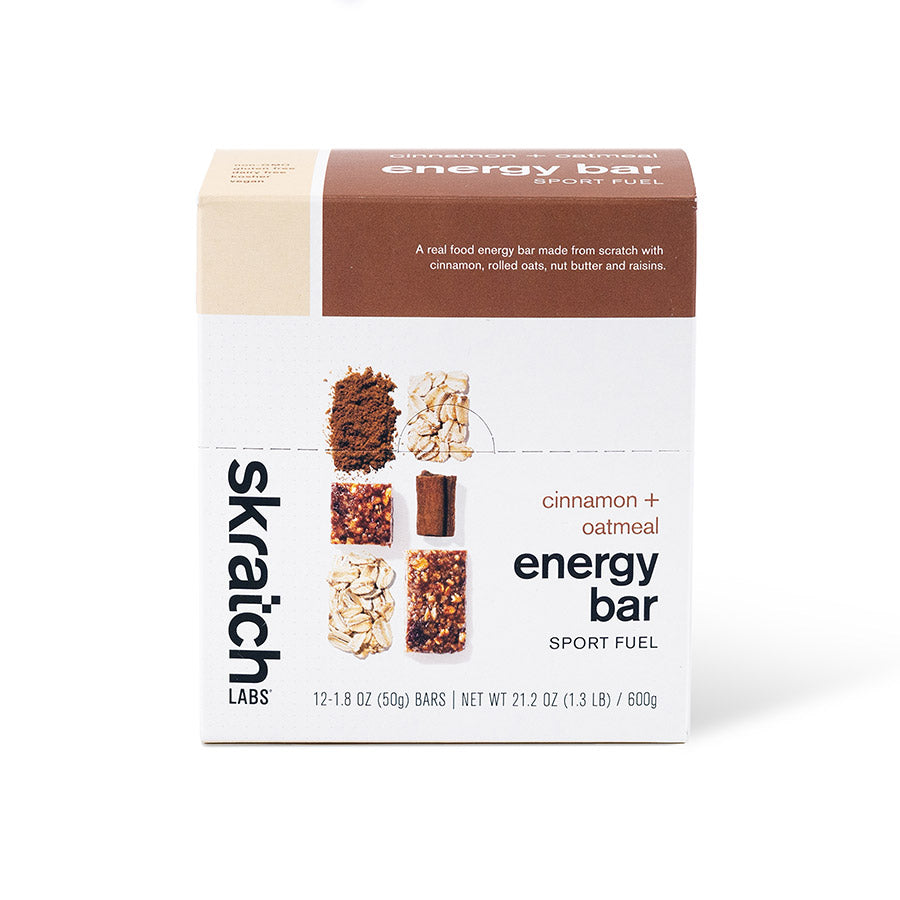 Skratch Labs, Anytime Energy, Bars, Cinnamon and Oatmeal, 12pcs