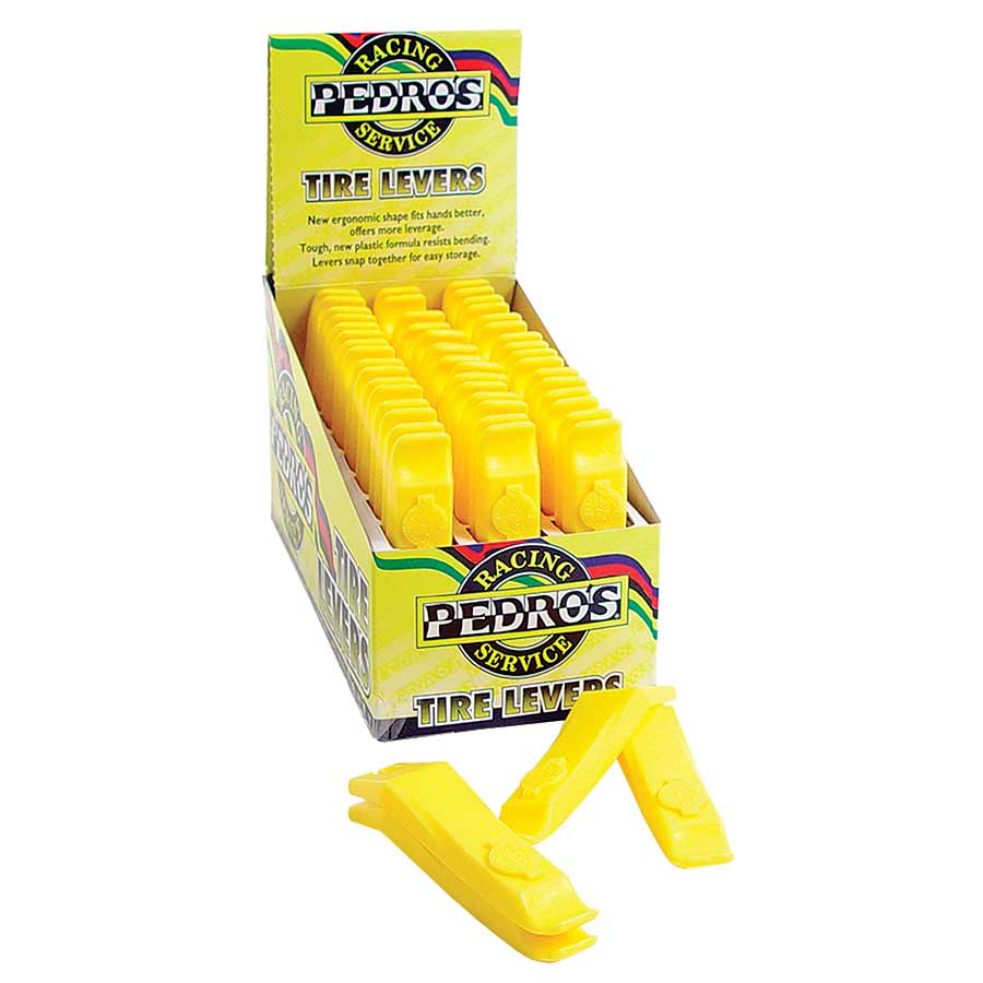 Composite Tire Levers, Yellow (24 pair/POP)