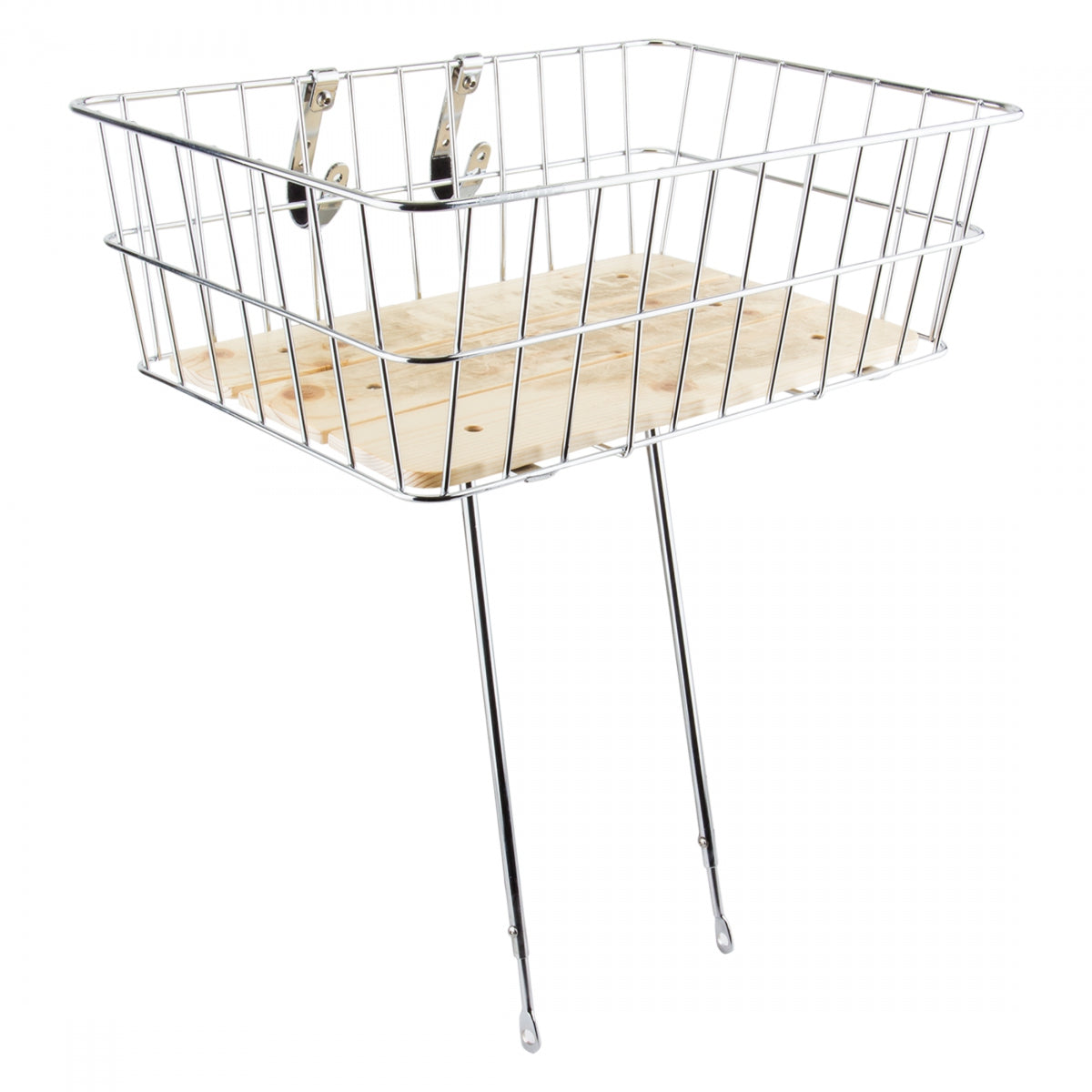 BASKET SUNLT FT WIRE FXD 18x13x6 WOODY CP w/LEGS