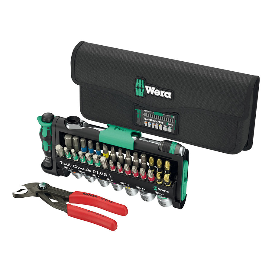 Wera, Tool-Check Combi 1, : Metric/Imperial, 1/4'', 40 pieces