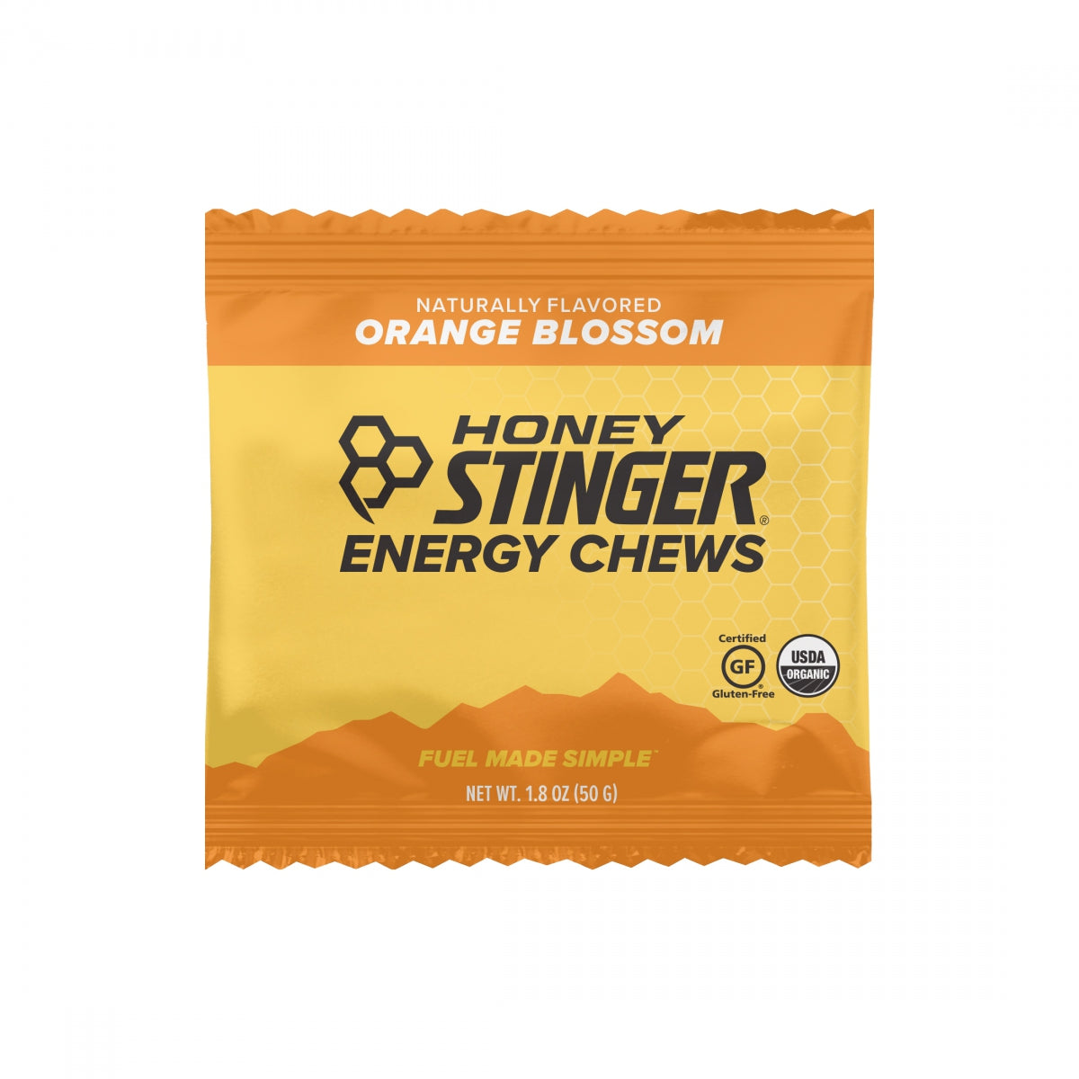 FOOD HS CHEW ORGANIC ORANGE BXof12