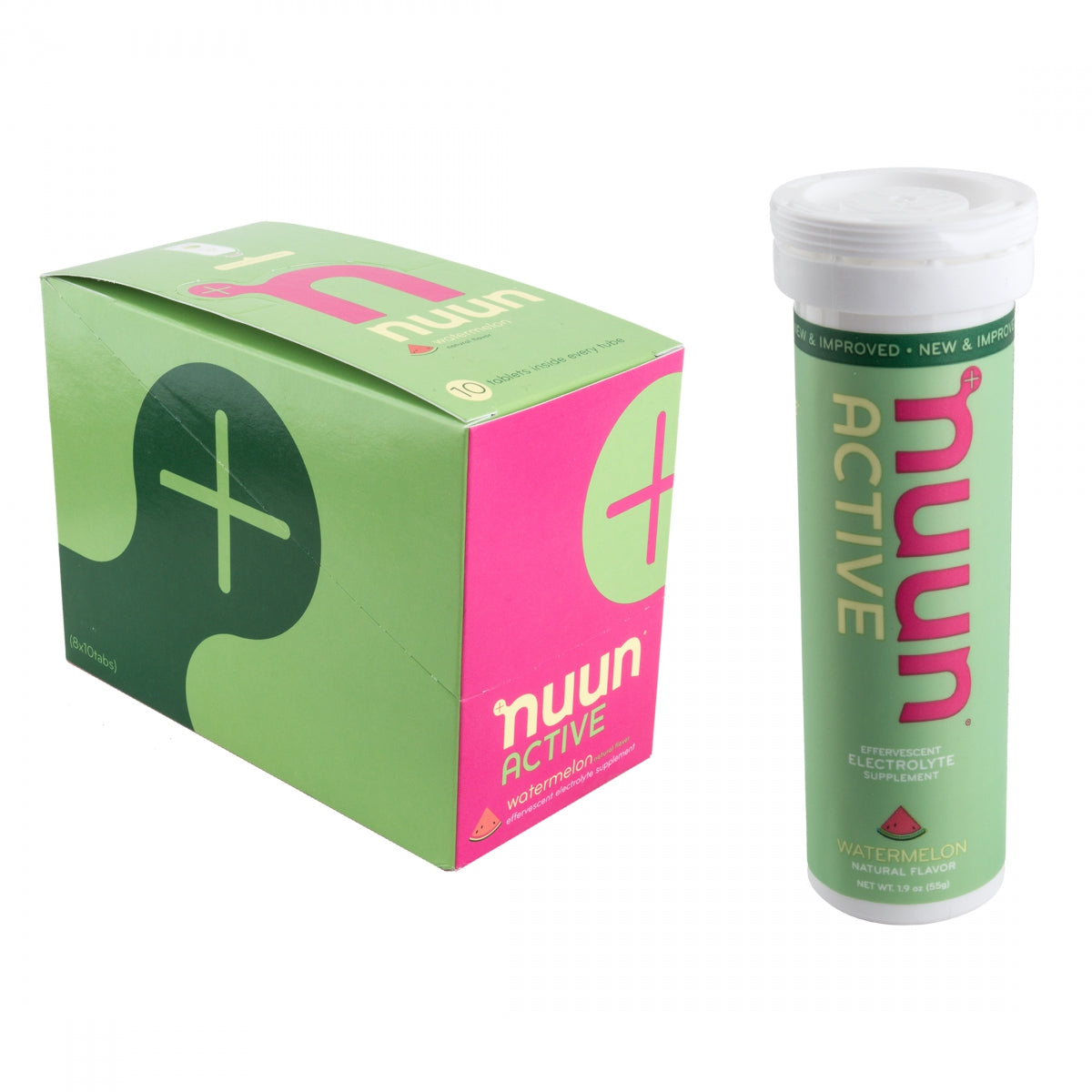 FOOD NUUN ELECTROLYTE ACTIVE WATERMELON BXof8