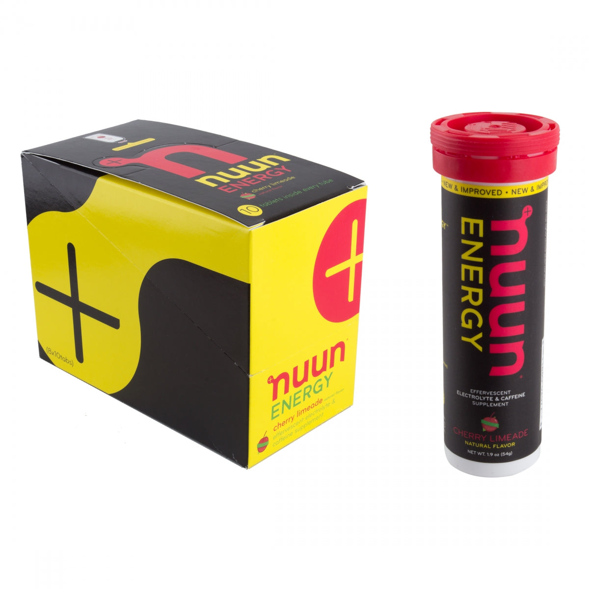 FOOD NUUN ELECTROLYTE ENERGY CHERRY LIMEAID BXof8