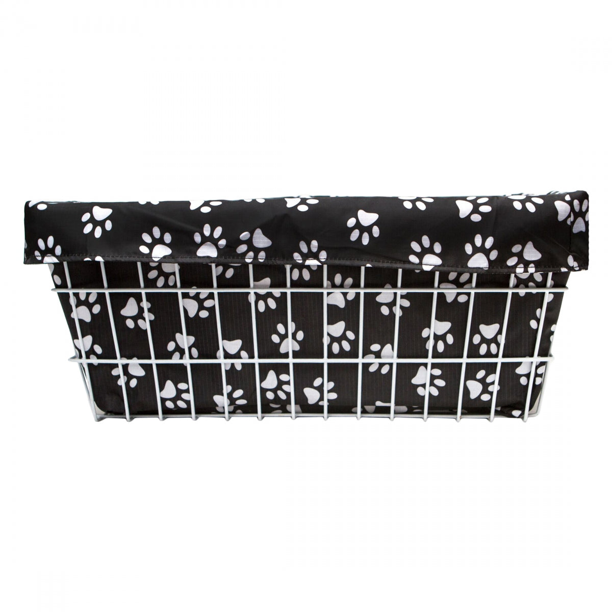 BASKET LINER C-CANDY TRIKE-XL PAW PRINT BK/WH