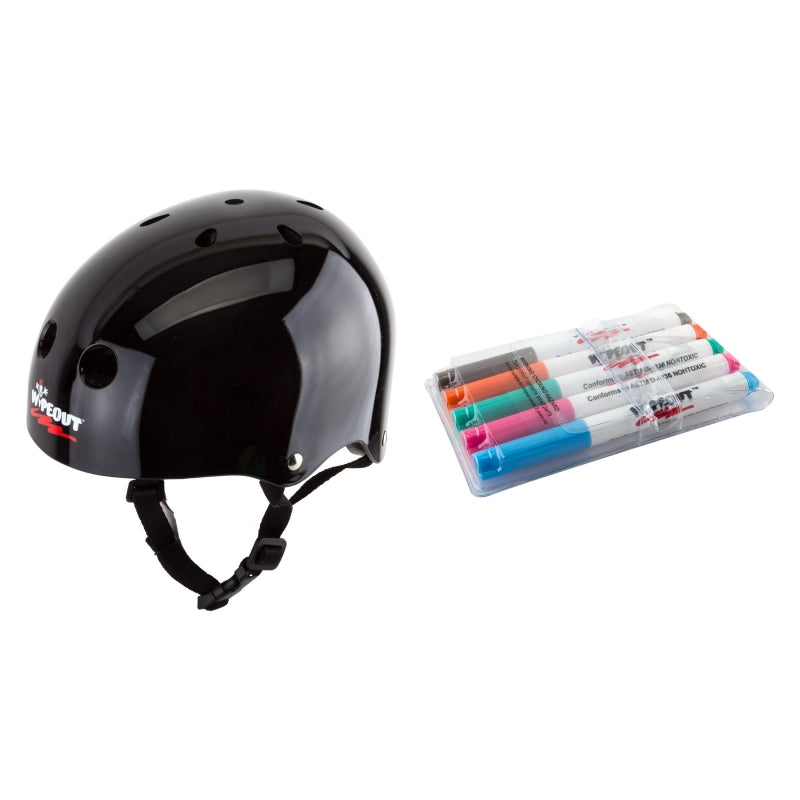 Triple eight Wipeout Helmet BMX/Skate ABS Hard Shell Youth MD Black 11