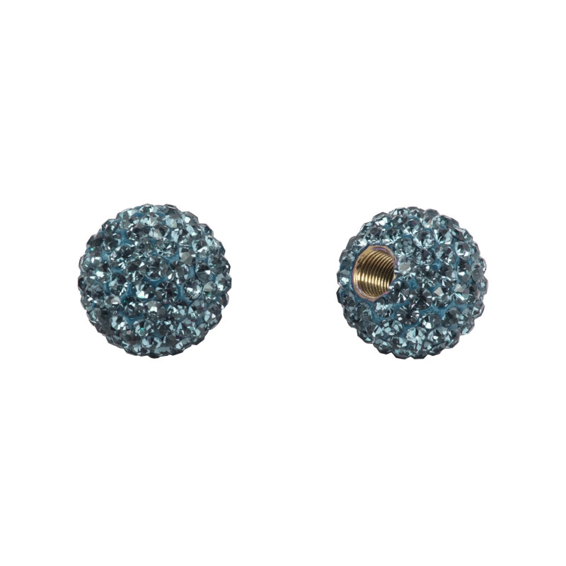 Cruiser candy Valve Caps Bling Aquamarine SV