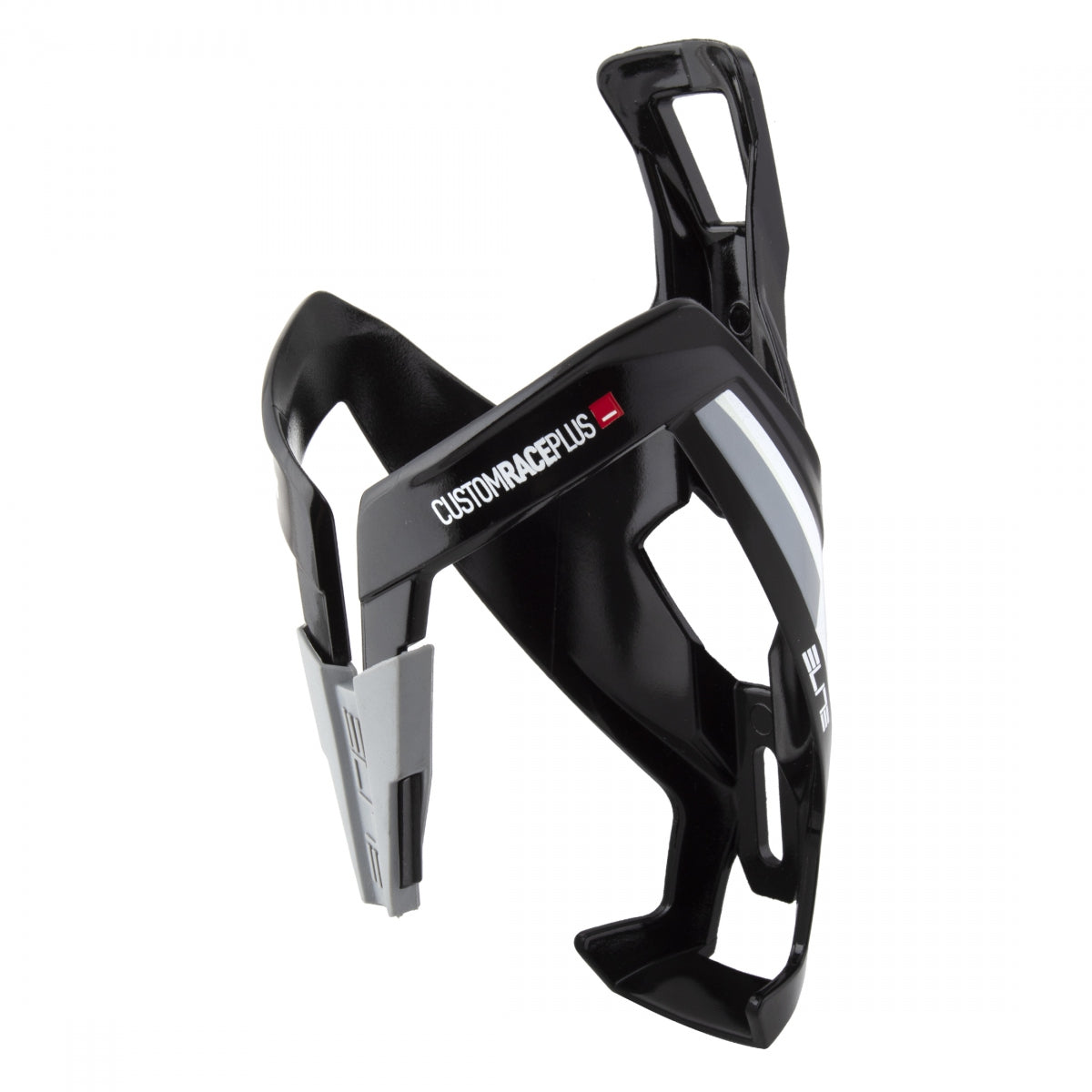 BOTTLE CAGE ELITE CUSTOM RACE PLUS GLOSS BK/WH