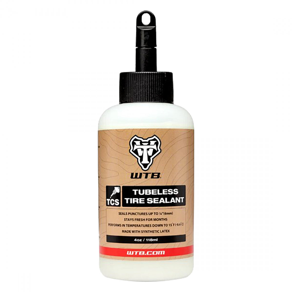 SEALANT TIRE WTB TCS 4oz/118ml w/INJECTOR & VALVE CORE CAP