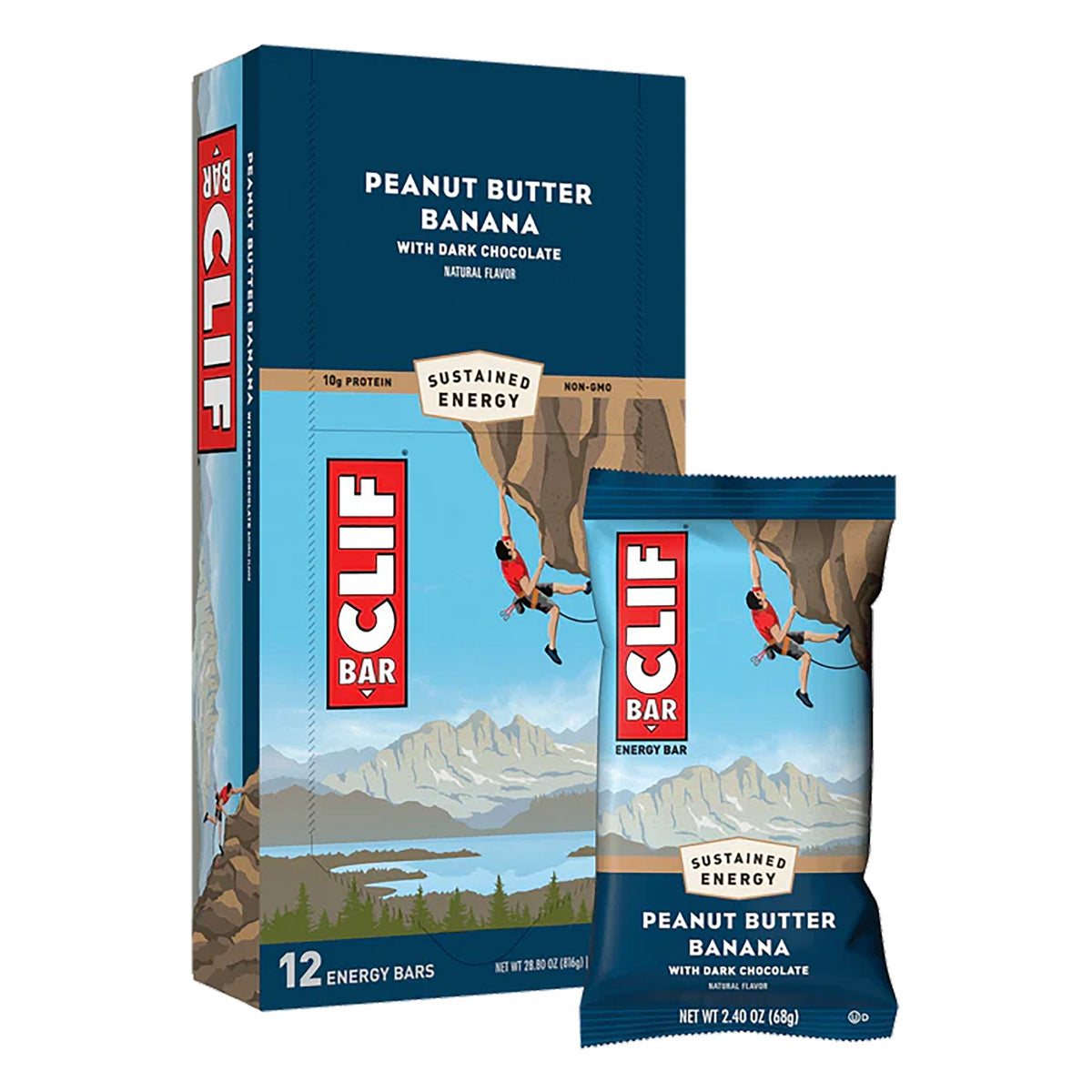 FOOD CLF BAR P-BUTR BANANA DK CHOC BXof12