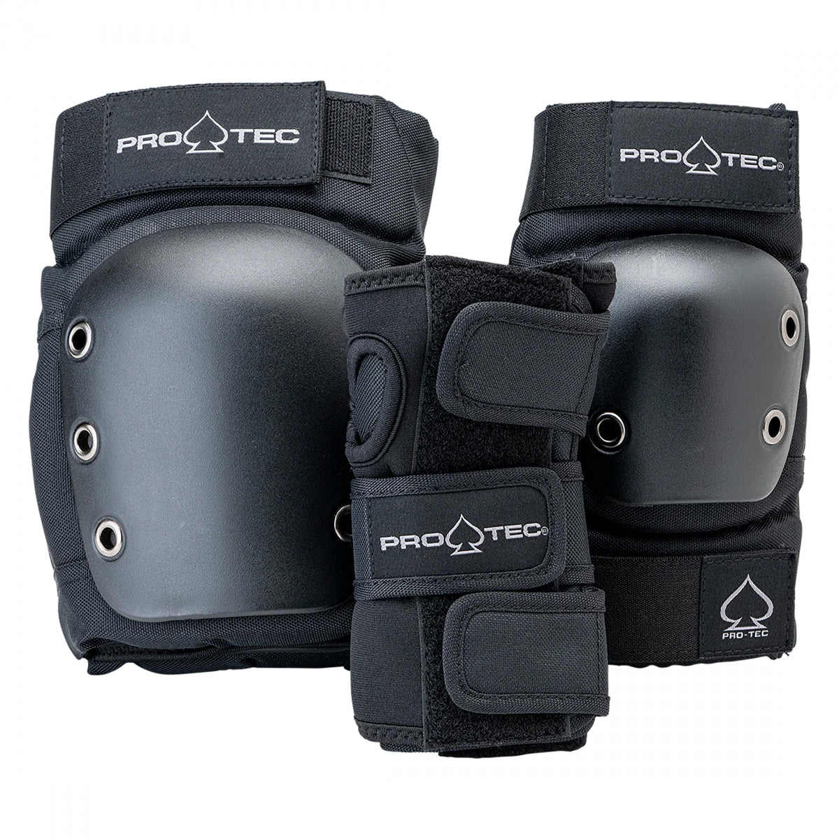 PROTEC STREET ELBOW/KNEE/WRIST OPEN BACK