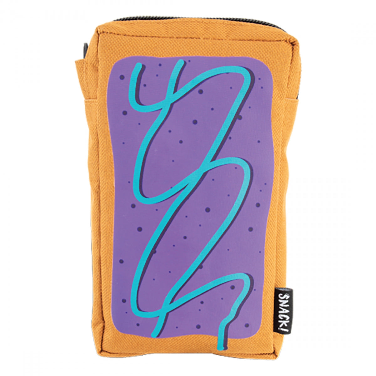 BAG SNACK POUCH TOP TART BRN (P)