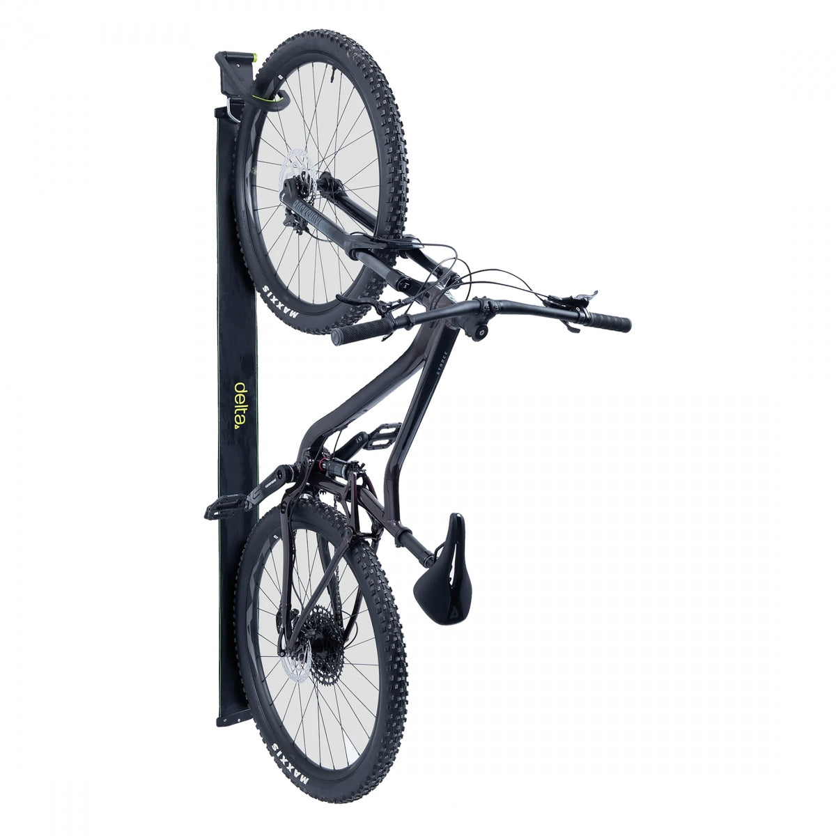 STORAGE HOOK DELTA SINGLE BIKE WALL RIDE w/D-RING BK