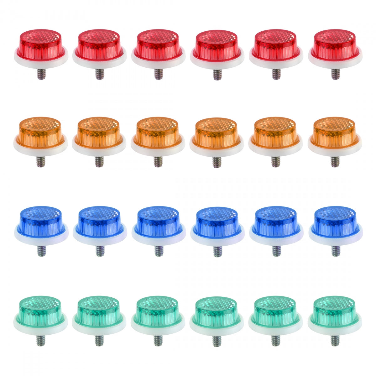 REFLECTOR SUNLT 1in w/BOLT ASSORTD CDof24