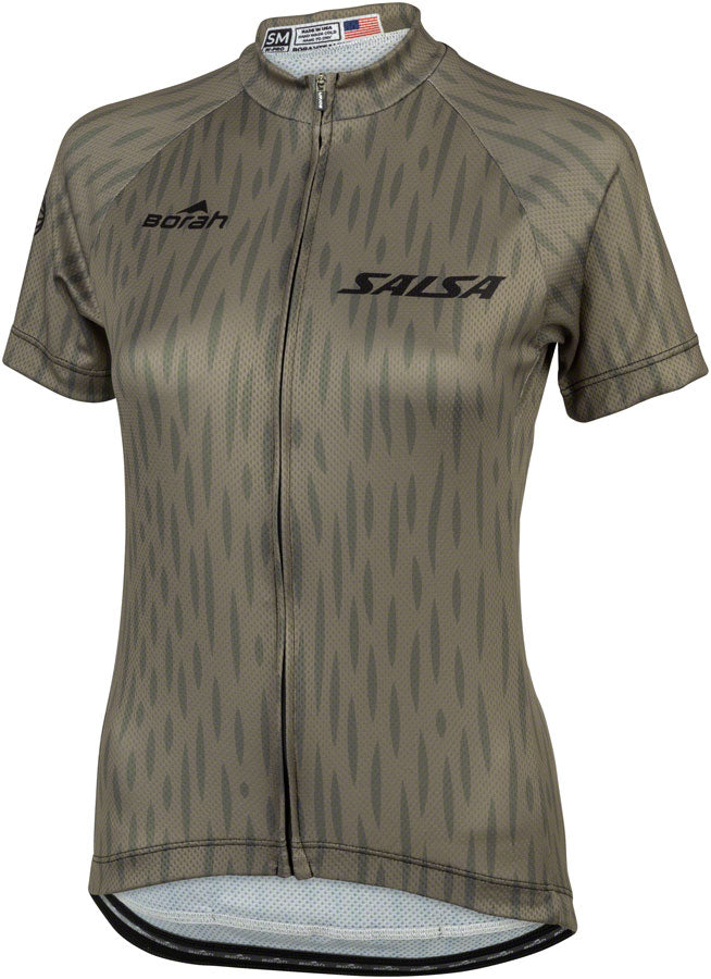 Salsa Women's Hinterland Jersey - 3X-Large Olive Green