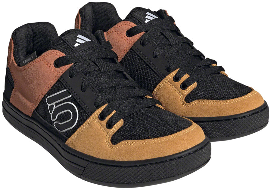 Five Ten Freerider Flat Shoes - Men's Core Black/Ftwr White/Impact Orange 13