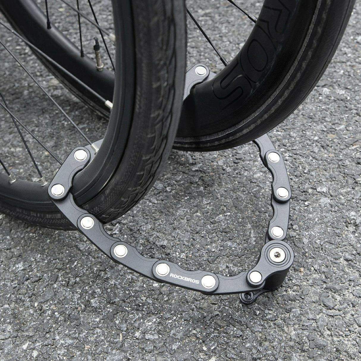 Bike Lock Hamburger Fold Anti-Theft