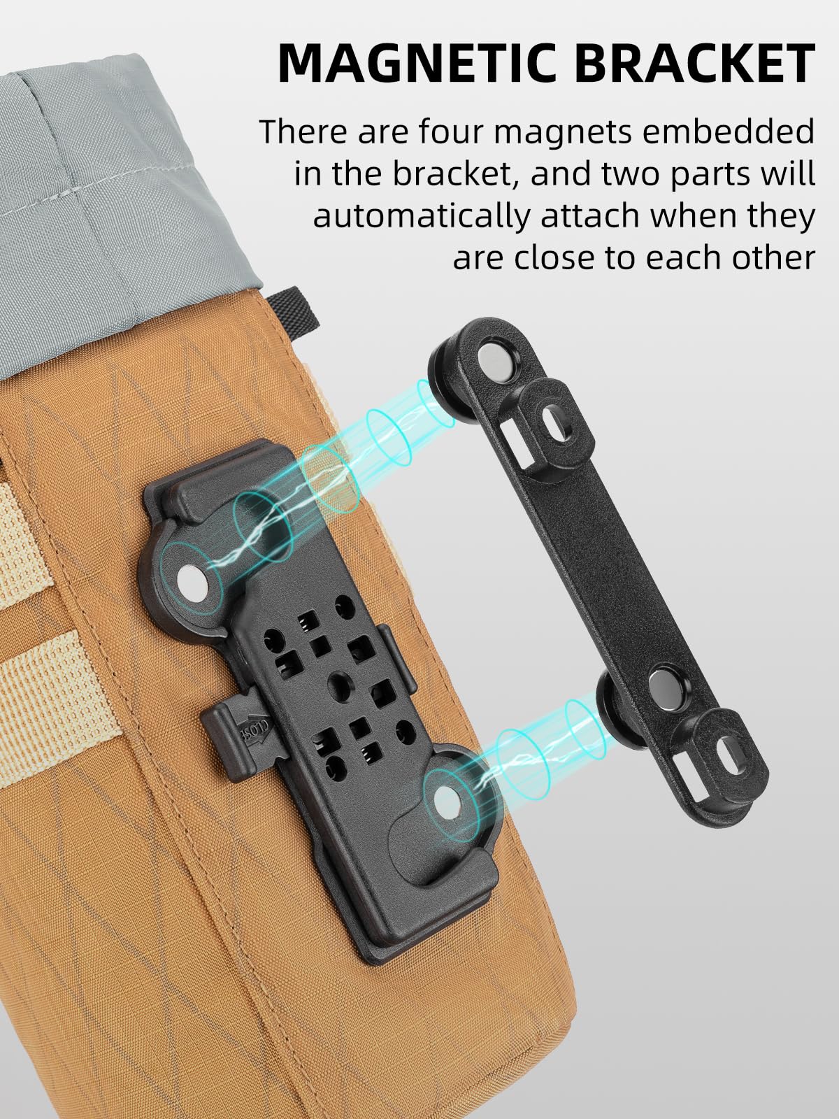 Bike Bottle Holder Magnetic 1.2L