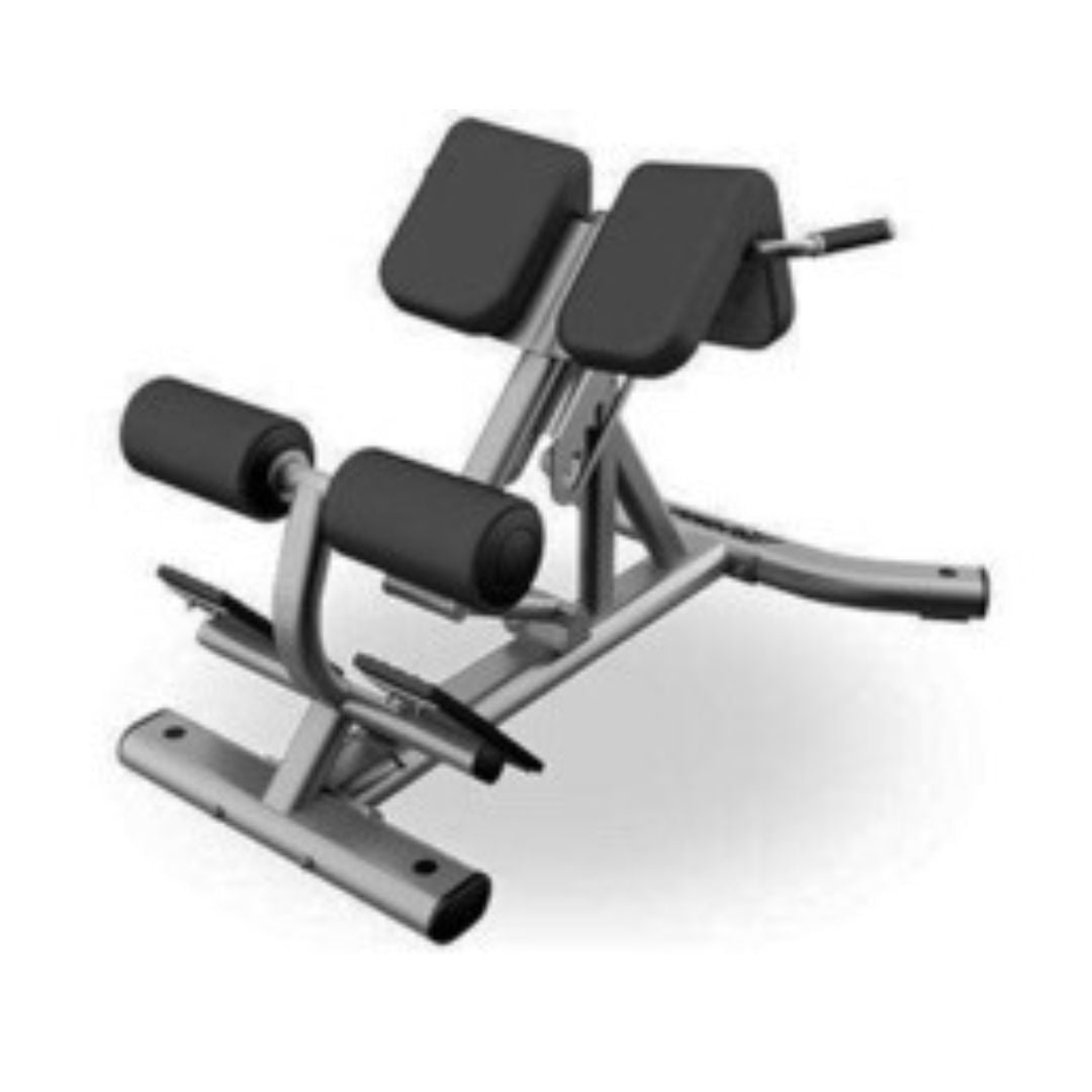 Back Extension Bench - Muscle D Fitness - Premium Upholstery Lower Back, Roman Chair