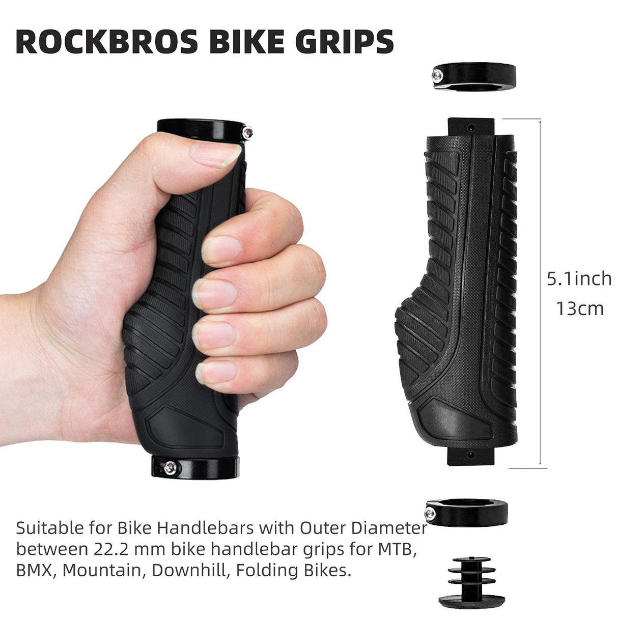 ROCKBROS Mountain Bike Bicycle Handlebar Grips