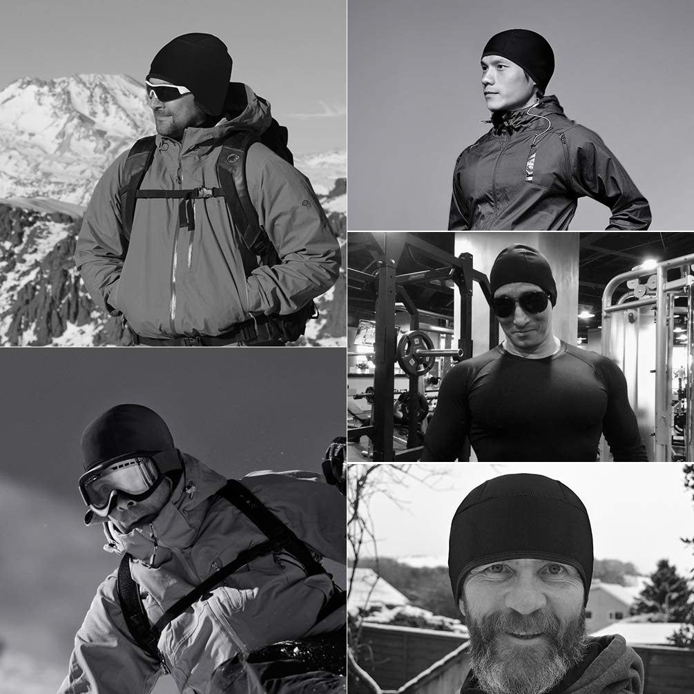 Skull Winter Cap Thermal Helmet Liner Moisture Wicking