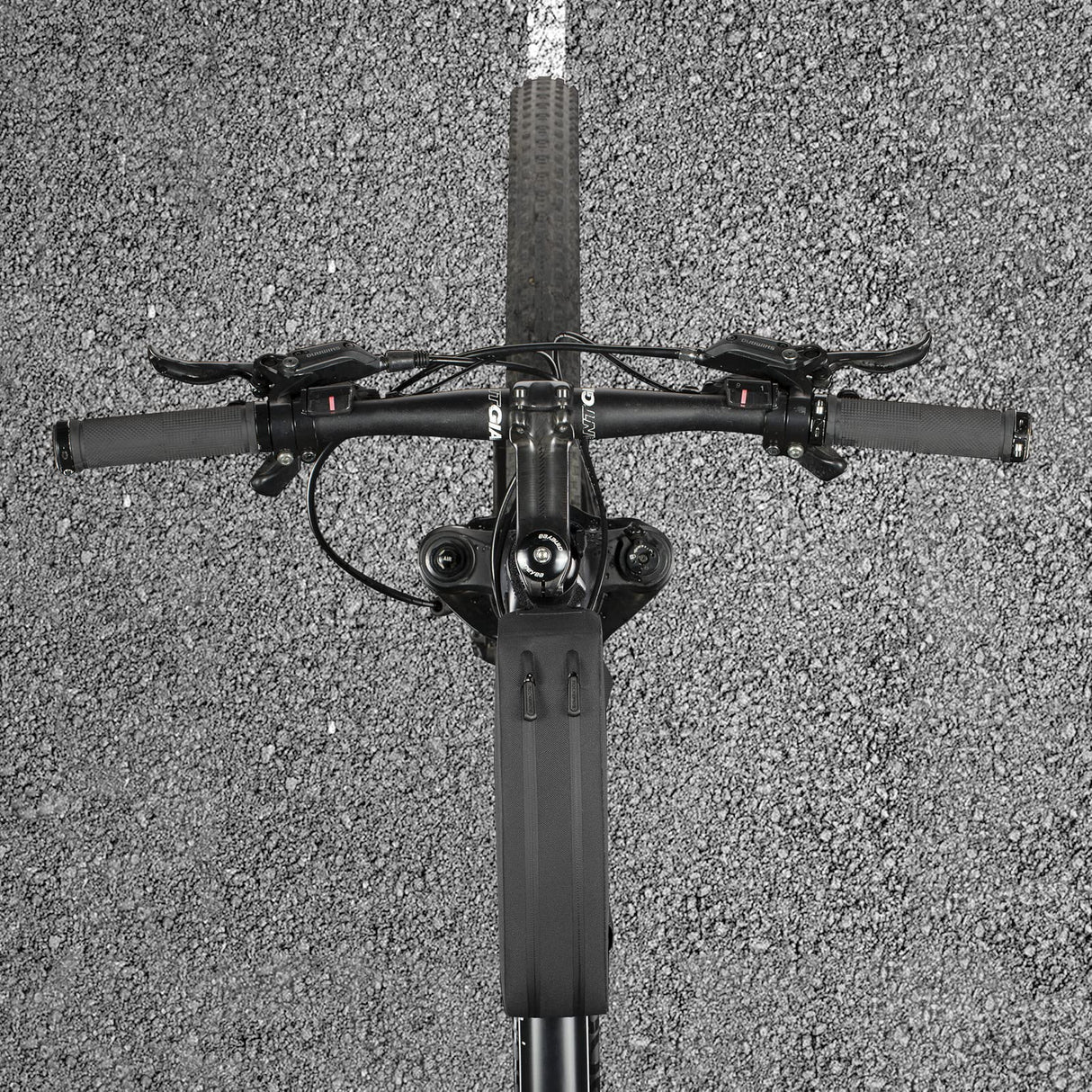 ROCKBROS Bike Bag Top Tube Bike Frame Bag Waterproof Two Zipper Pockets