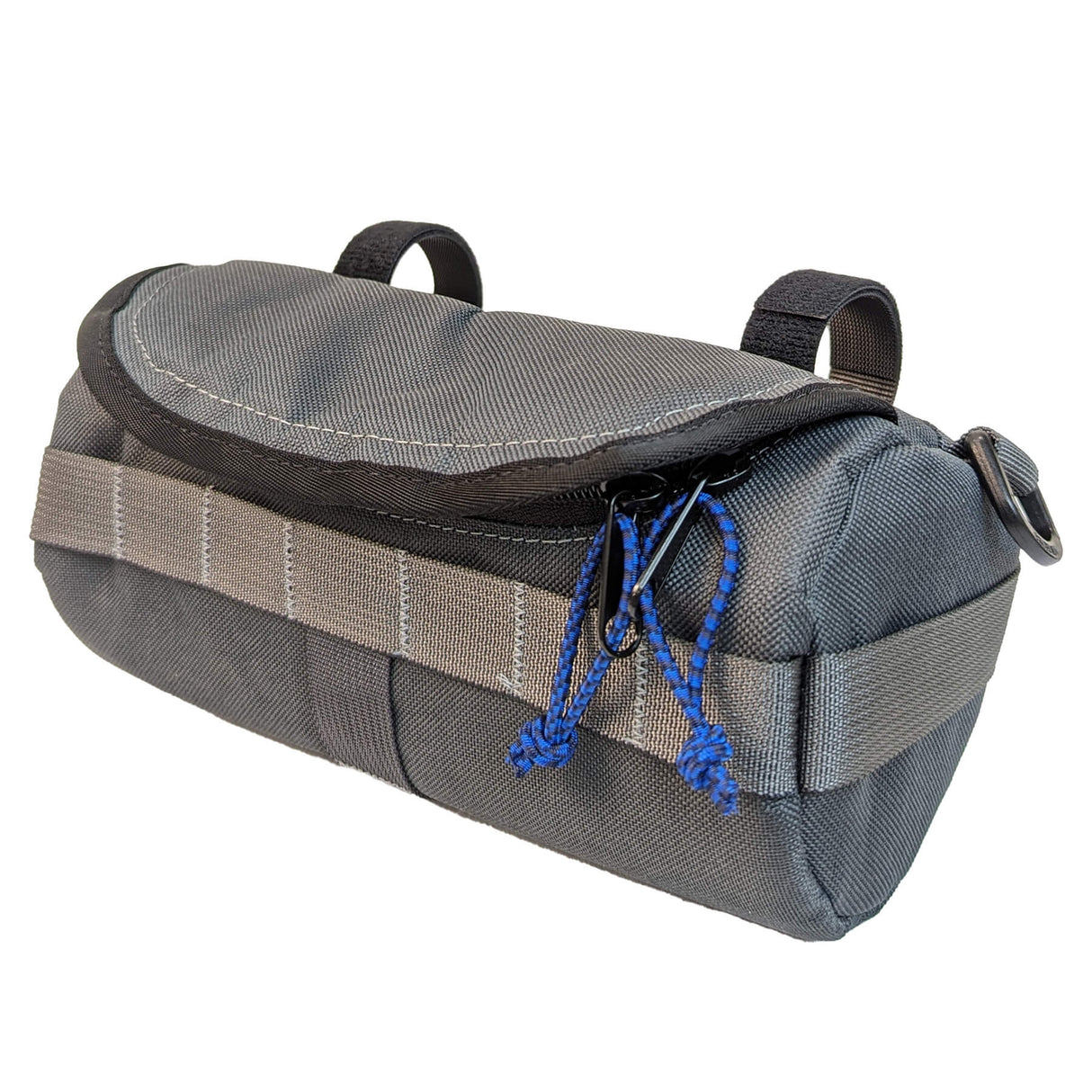 Bigmouth Burrito Handlebar Bag - Charcoal & Blucifer