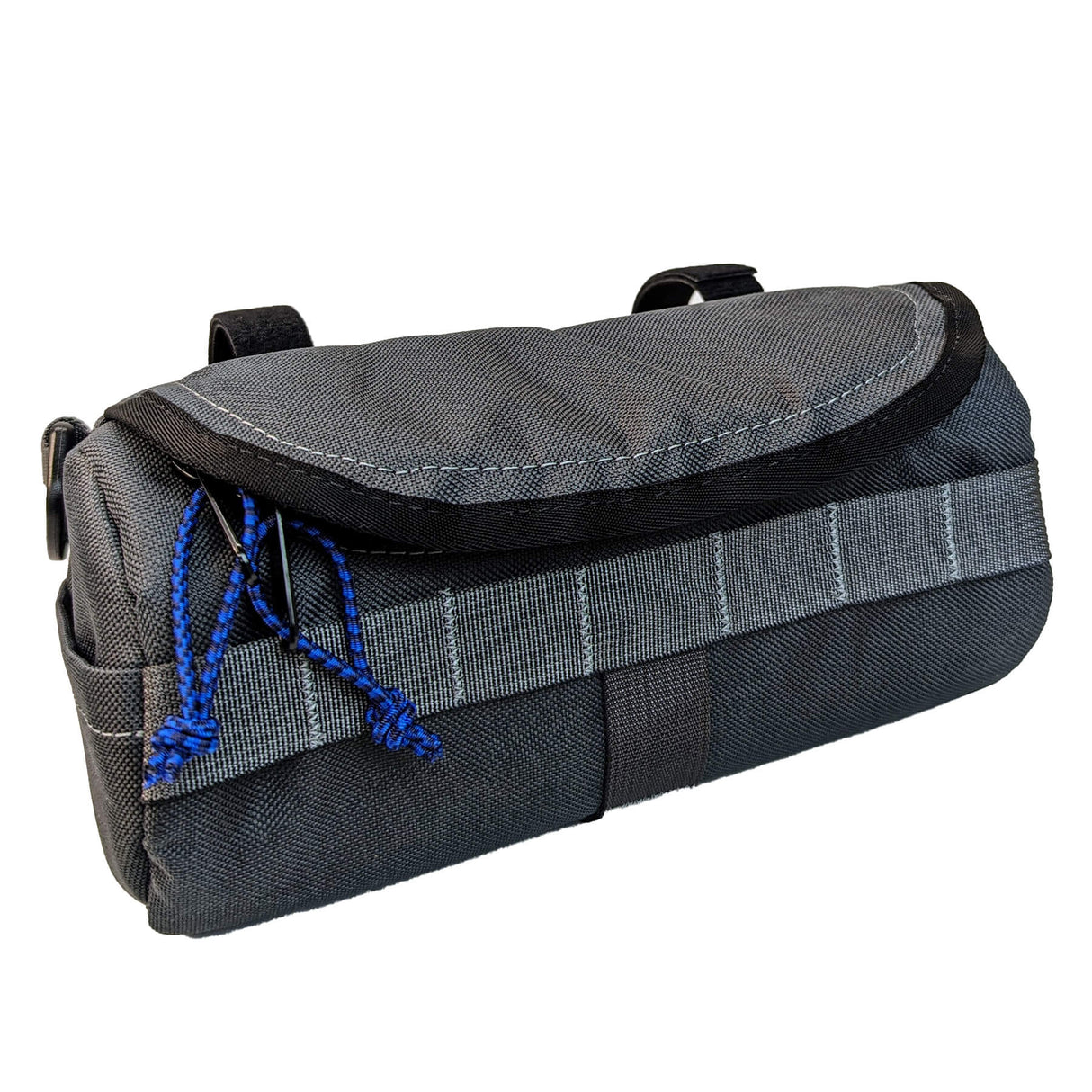 Bigmouth Burrito Handlebar Bag - Charcoal & Blucifer
