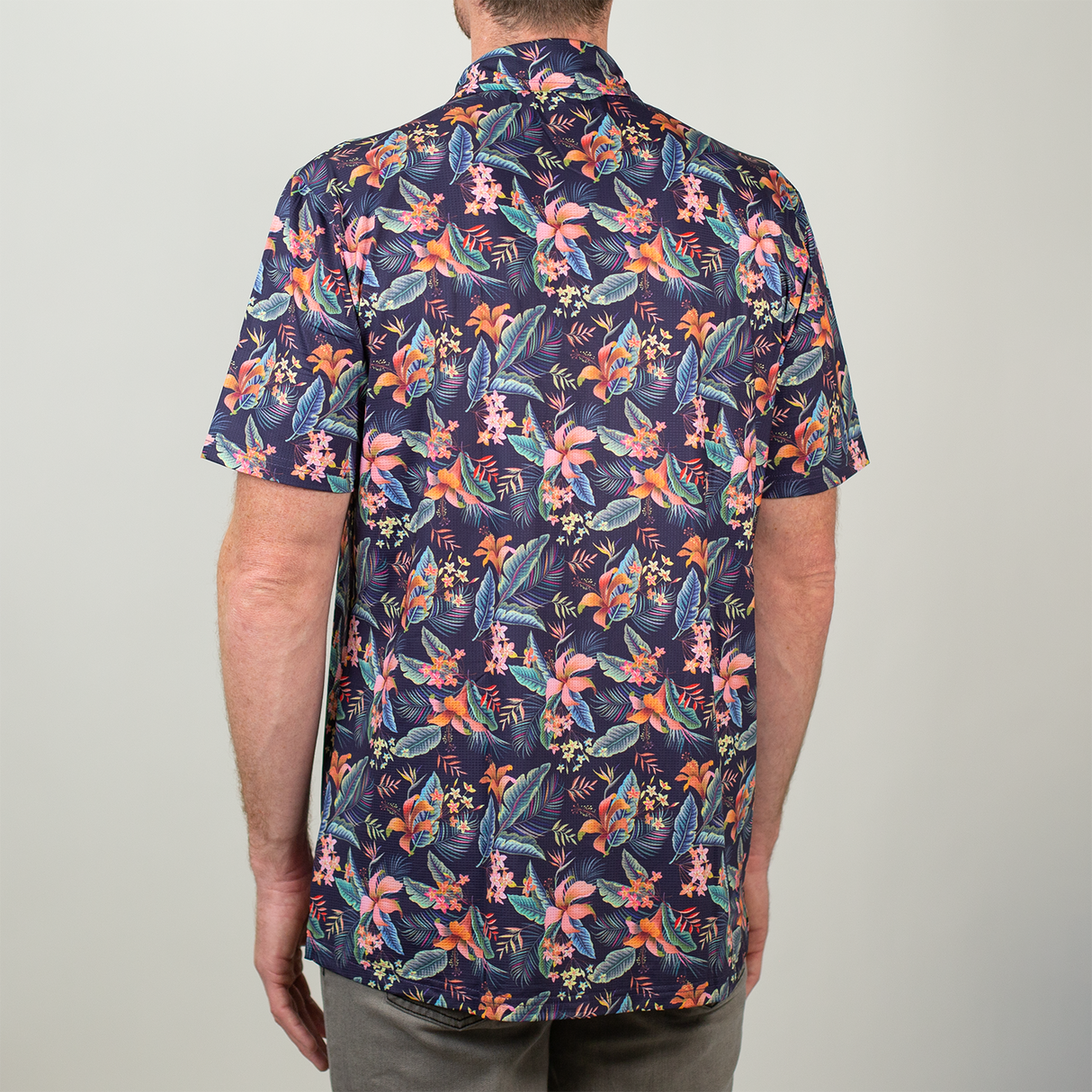FlexGRID Button Up - Midnight in Maui