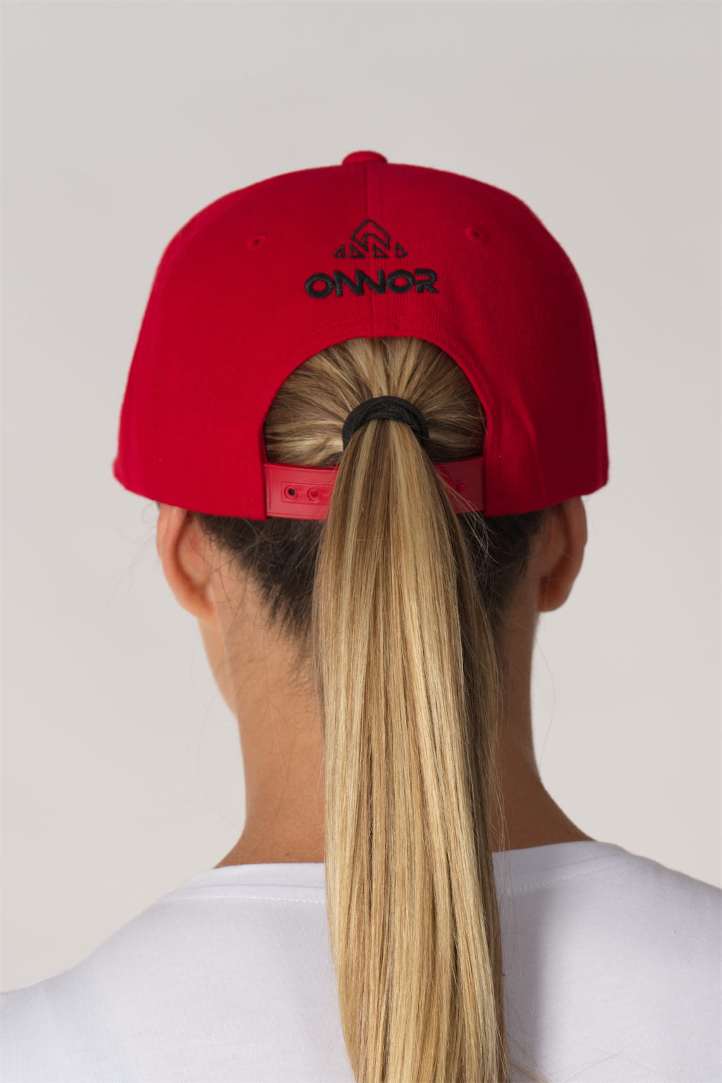 Classic Cap Red/Black Mountain Logo - Unisex