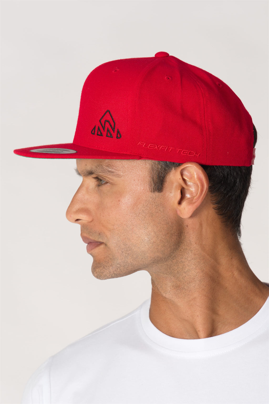 Classic Cap Red/Black Mountain Logo - Unisex