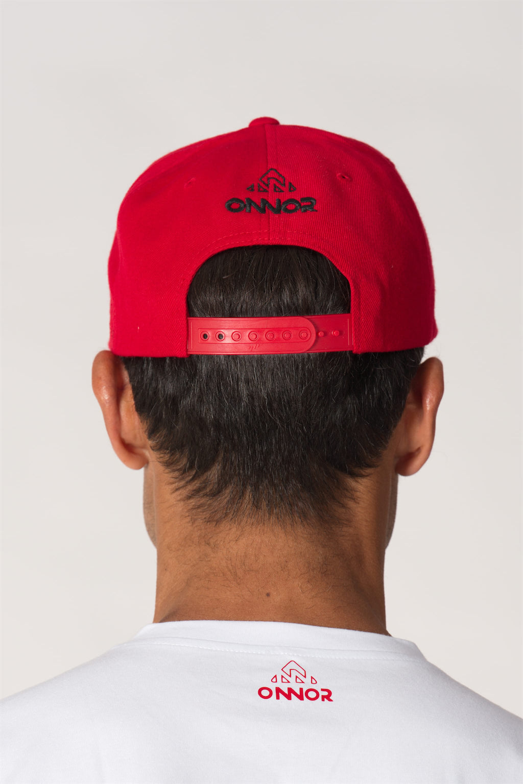 Classic Cap Red/Black Mountain Logo - Unisex