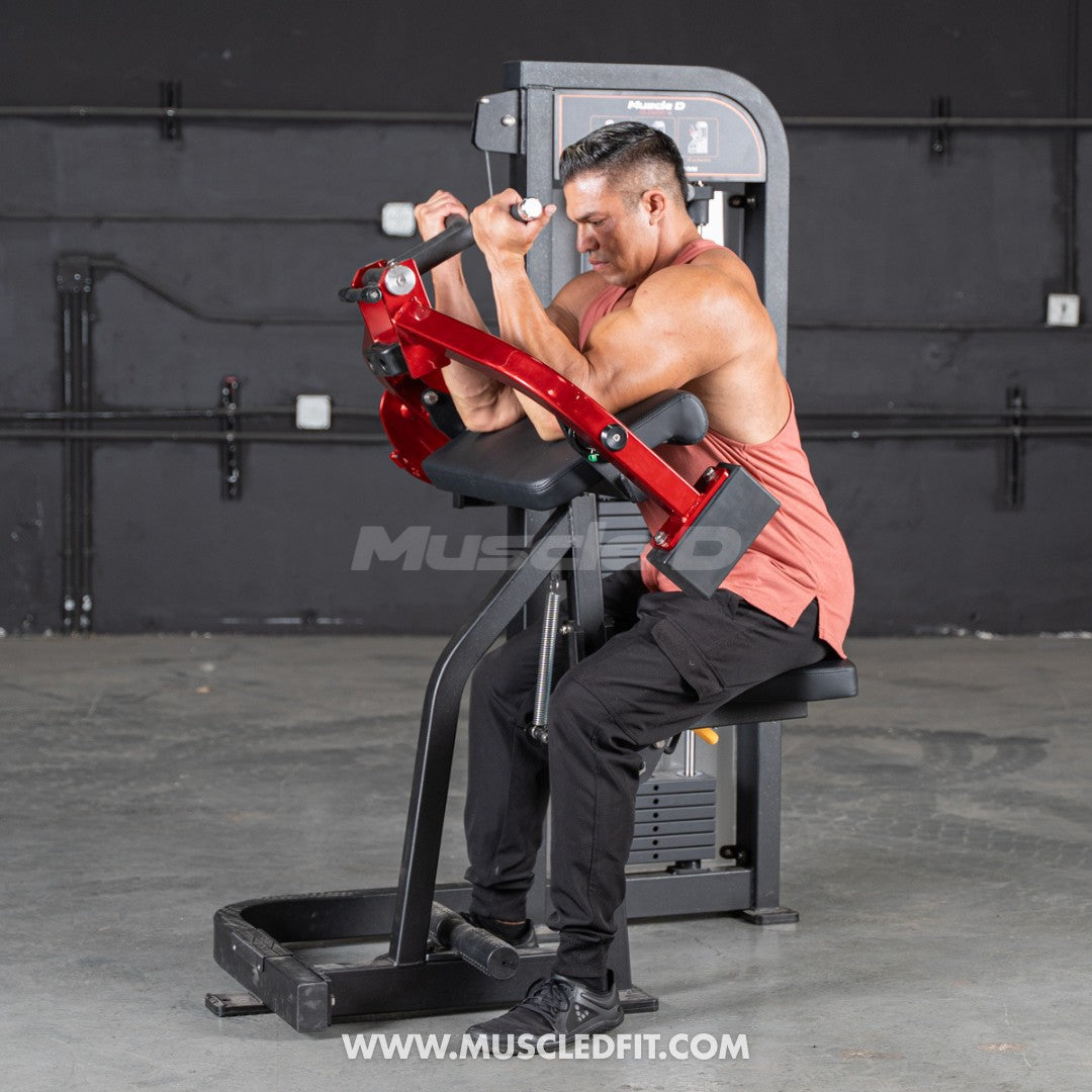 Classic V2 Selectorized Biceps Curl | Muscle D Fitness | 150lb Stack