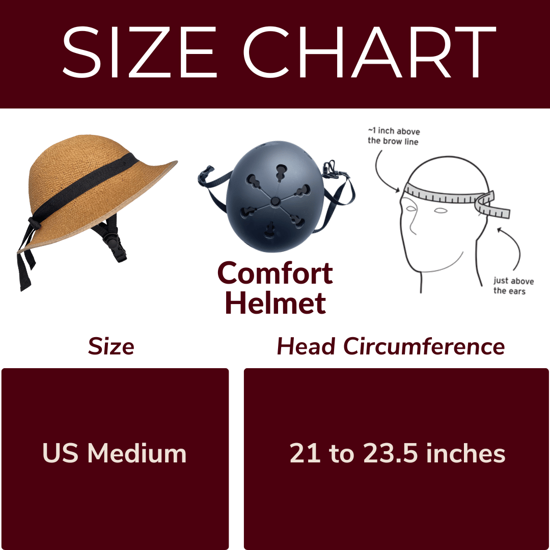 Straw Hat Bike Helmet - Comfort