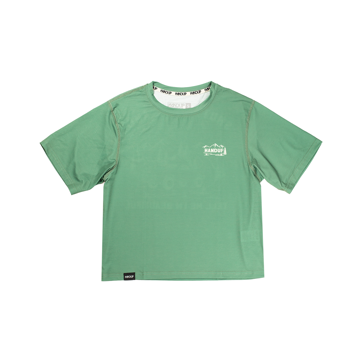 Cropped ActiviTEE - Shuttle Me Sage Green