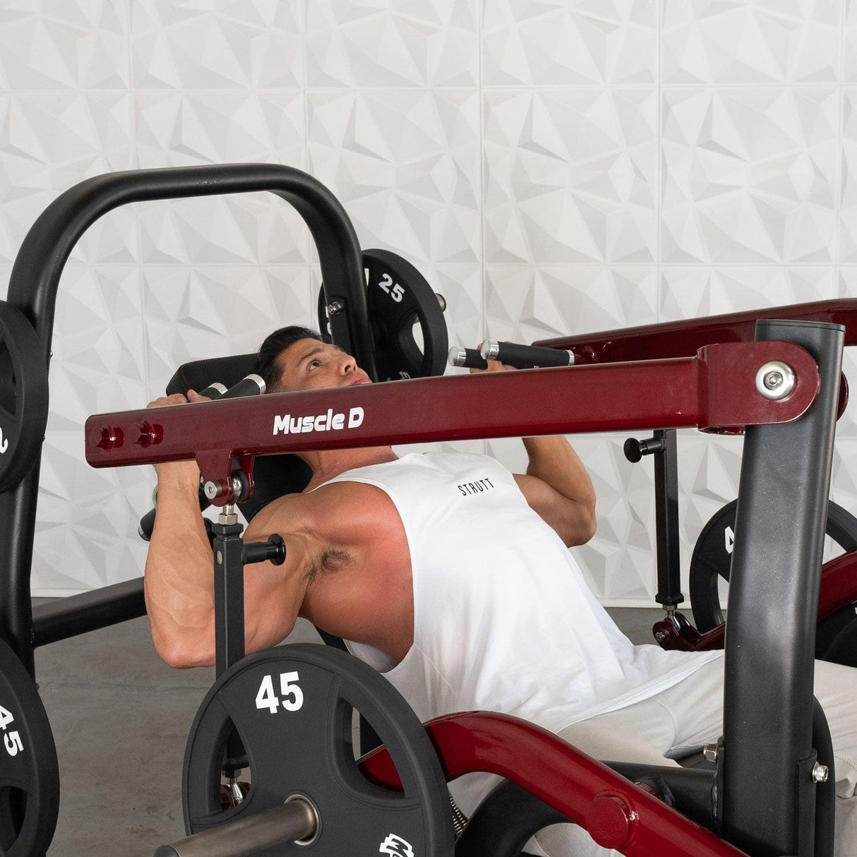 Muscle D Pro Strength Iso-Lateral Incline Press – Plate Loaded