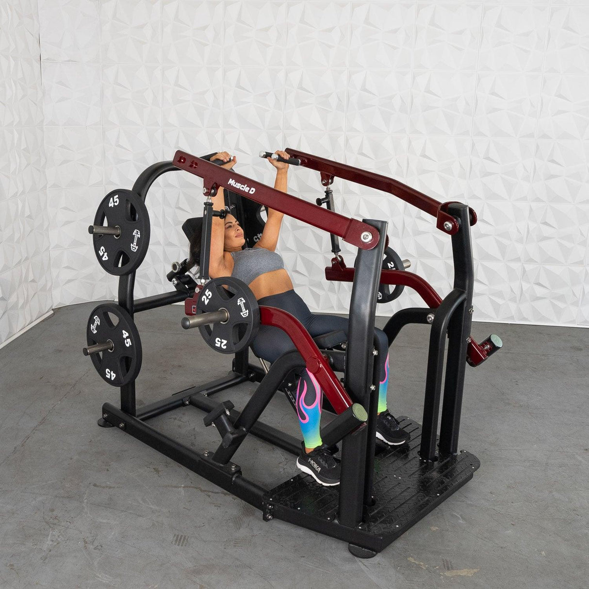 Muscle D Pro Strength Iso-Lateral Incline Press – Plate Loaded