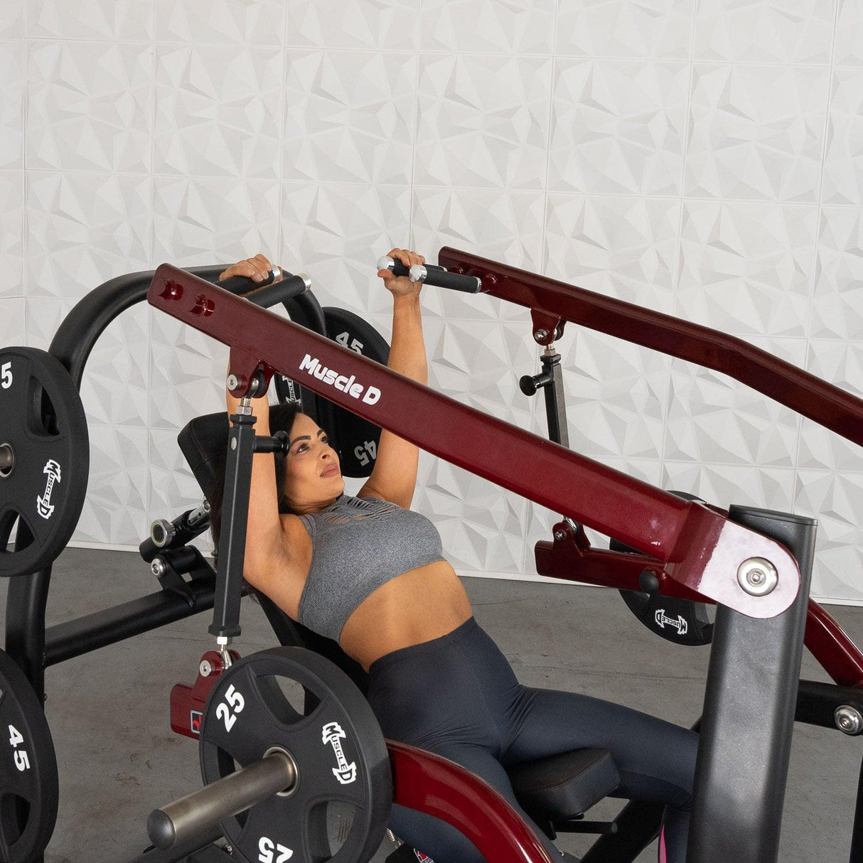 Muscle D Pro Strength Iso-Lateral Incline Press – Plate Loaded