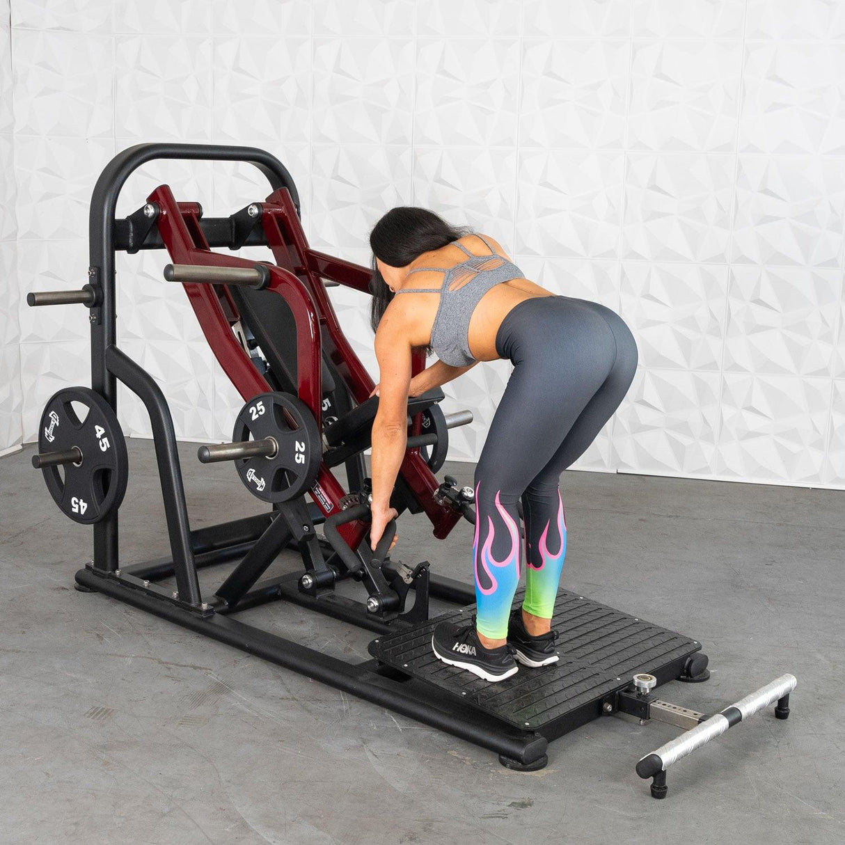 Muscle D Fitness Pro Strength Dynamic Row | Plate-Loaded Back Machine