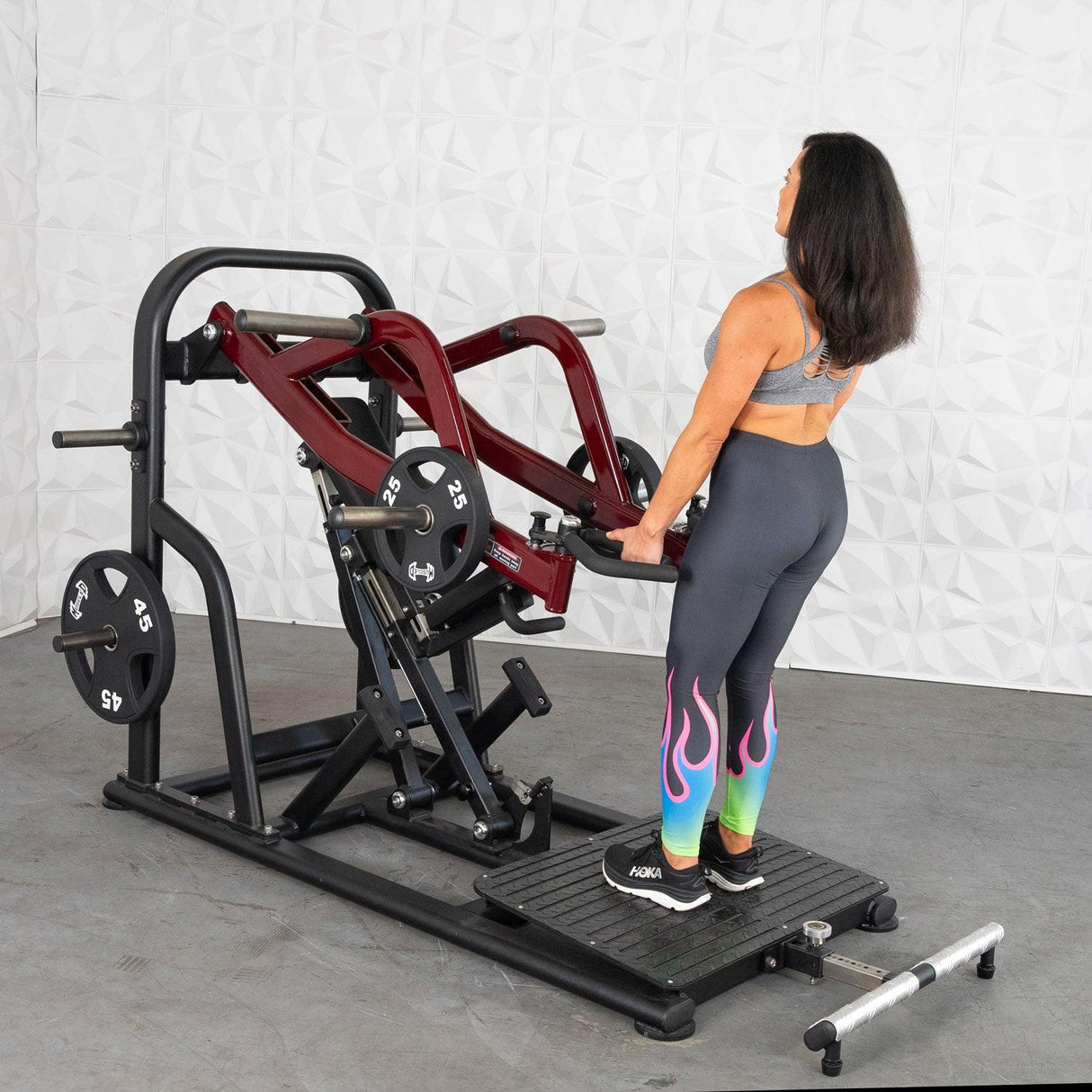 Muscle D Fitness Pro Strength Dynamic Row | Plate-Loaded Back Machine