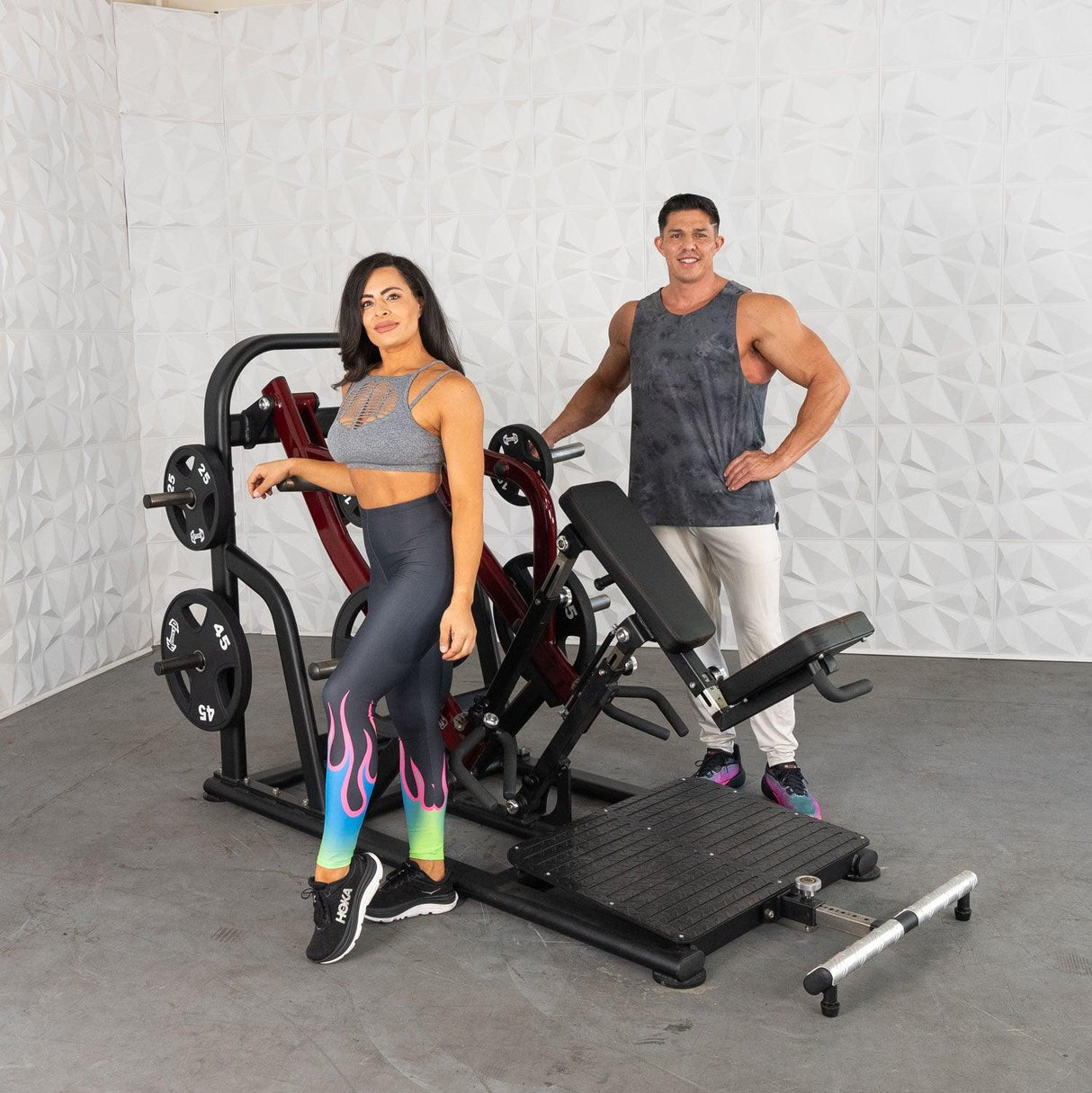 Muscle D Fitness Pro Strength Dynamic Row | Plate-Loaded Back Machine