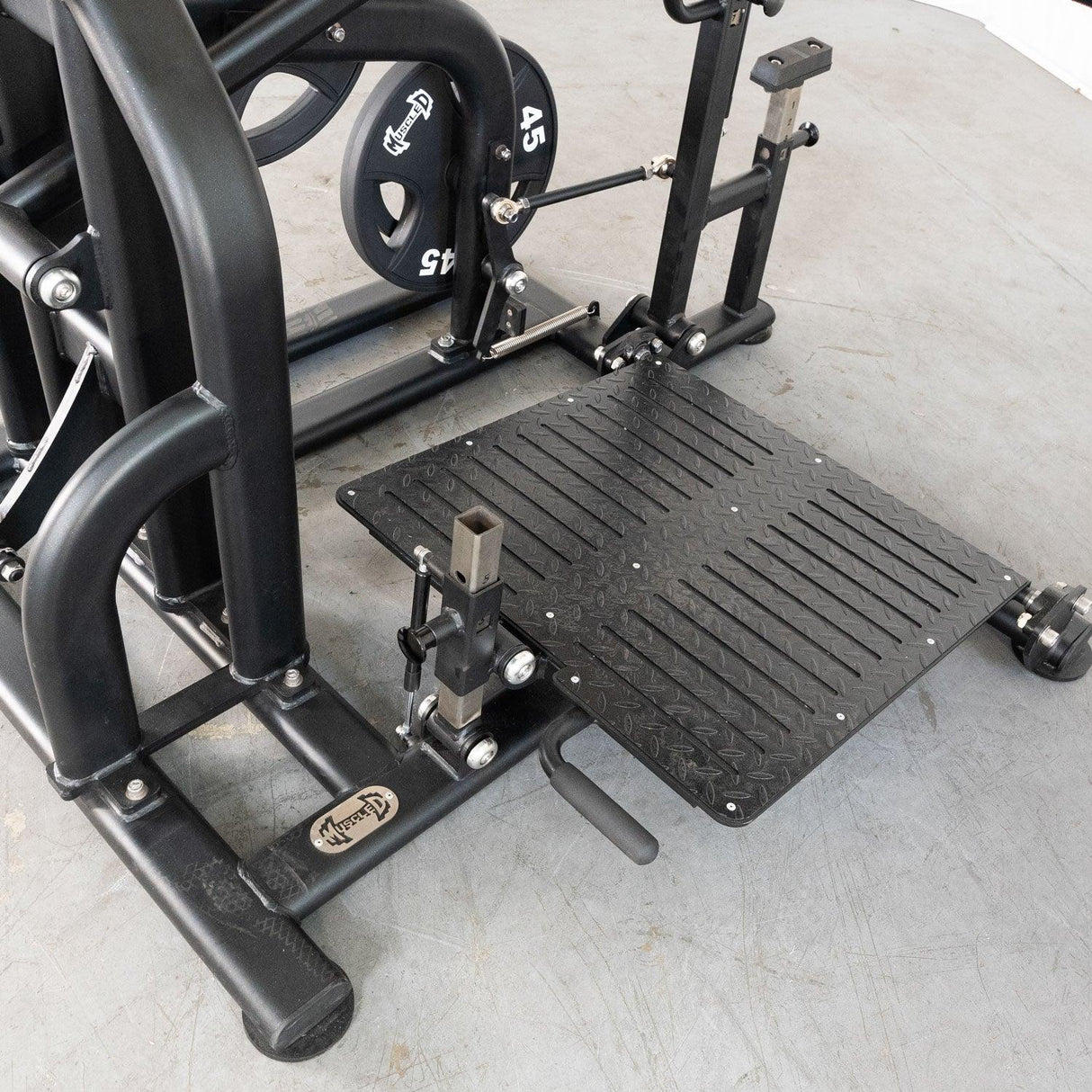 Pro Strength Drop Squat - Muscle D Fitness - Adjustable Plate Loaded Squat Machine