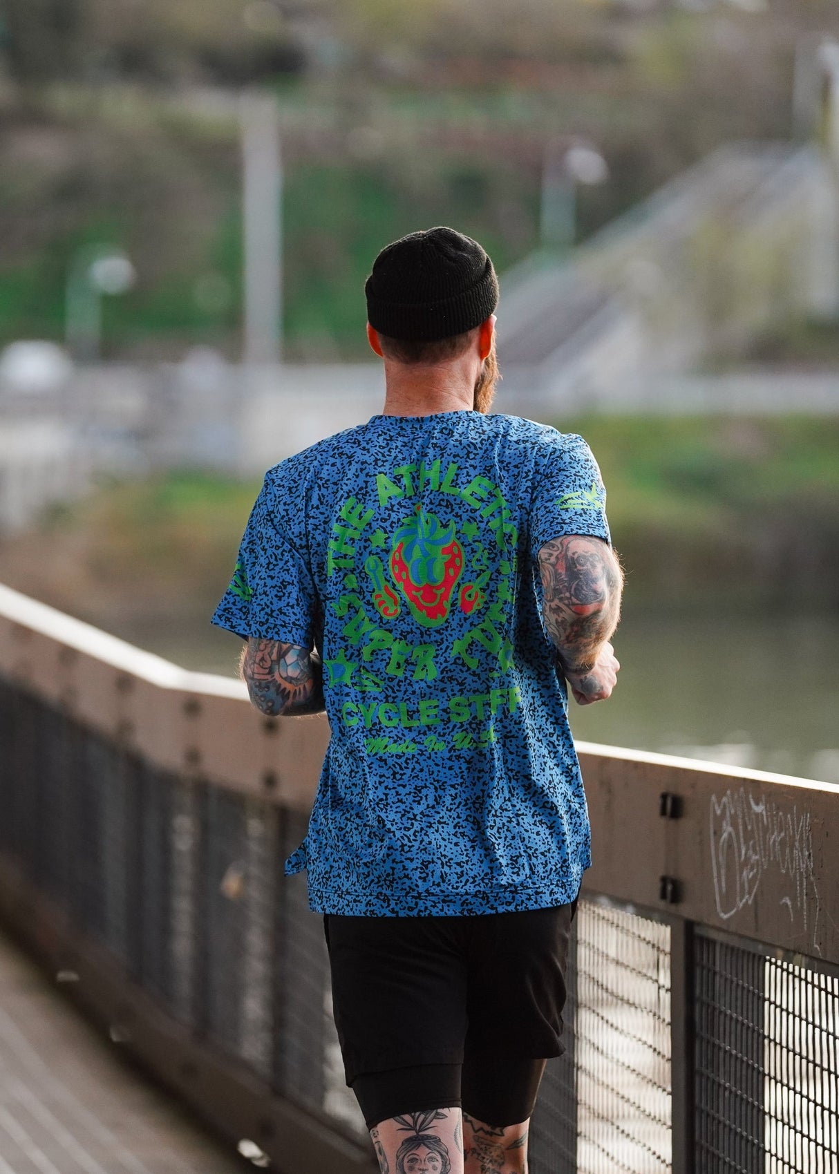 Men's SUPER TUFF Bad Boy Strawberry Tech Tee