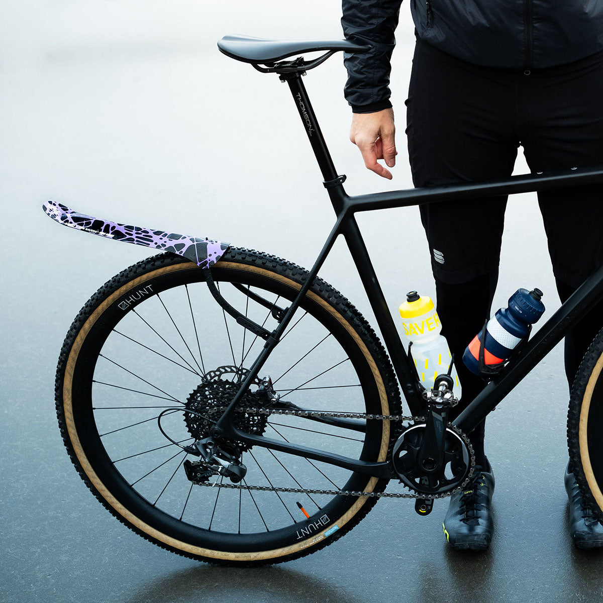 Ass Savers Win Wing 2 Gravel Rear Mudguard w/ Black Wishbone