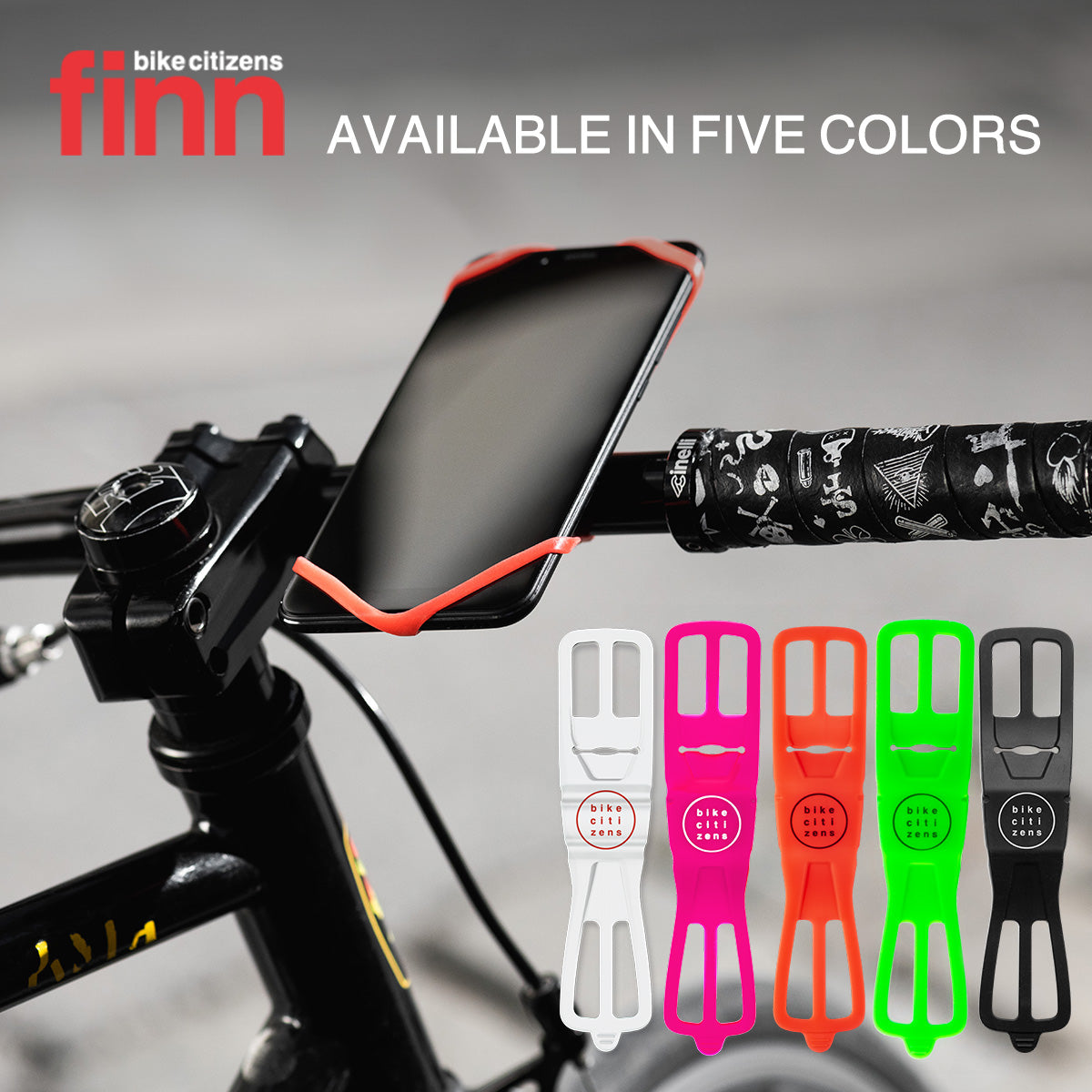 FINN - Universal Bicycle Phone Mount - Green