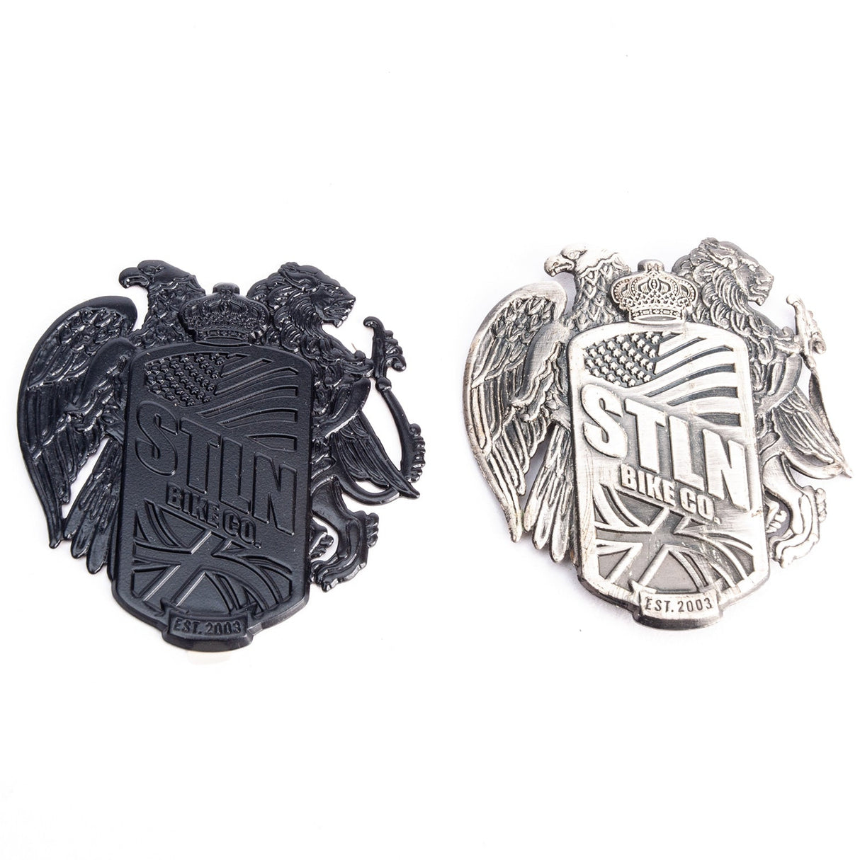 10 YEAR CREST METAL BADGE